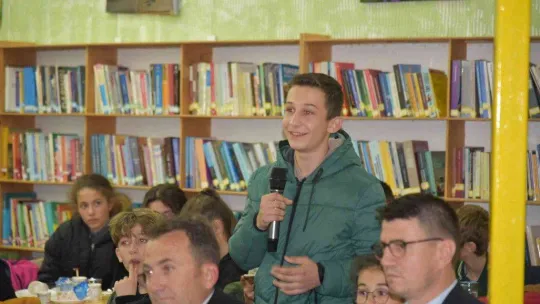 Boksör Ali Eren Demirezen, Sındırgı'ya konuk oldu