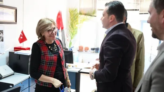 Bora Balcıoğlu'ndan Vergi Dairesi ve Mal Müdürlüğü'ne Ziyaret