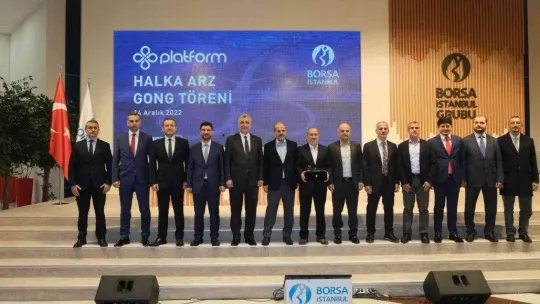 Borsa İstanbul'da gong Platform Turizm için çaldı