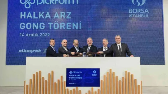 Borsa İstanbul'da gong Platform Turizm için çaldı