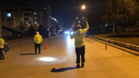 Bozüyük'te yılbaşında 273 araç denetlendi