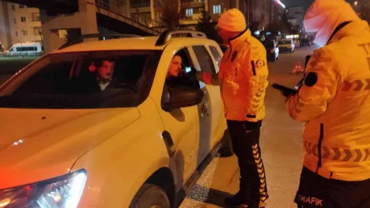 Bozüyük'te yılbaşında 273 araç denetlendi