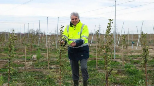 Bu bahçede 26 türden 62 çeşit meyve yetişiyor