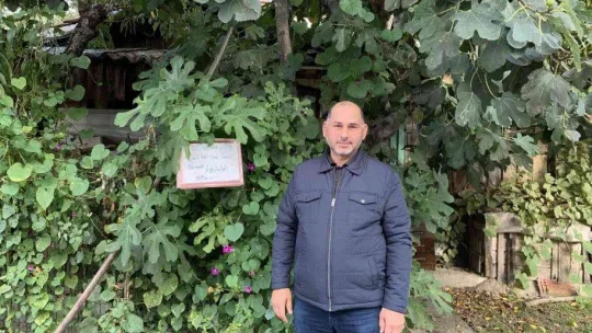 Bu sokaktan geçen canı istediği kadar şeftali ve incir yiyebiliyor