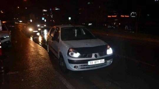 Bulgar turiste Çorlu'da araba çarptı