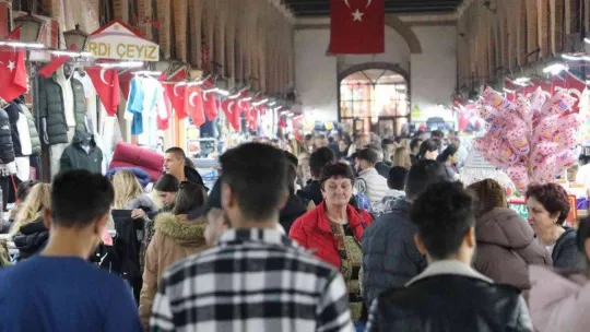 Bulgarlar, Edirne'de doyasıya alışverişin tadını çıkardı