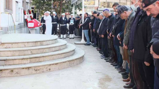 Burhaniye' de hayatını kaybeden emekli polis için tören düzenlendi