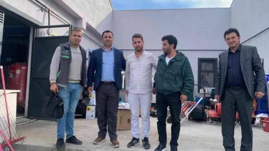 Burhaniye'de 15 okula doğalgaz bağlandı