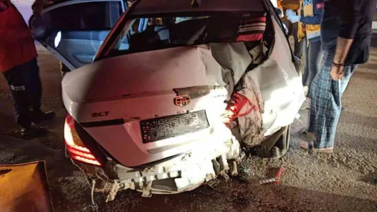 Burhaniye'de tek taraflı kazada 4 kişi yaralandı