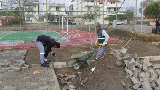 Burhaniye Tulumbacılar Parkı yenileniyor