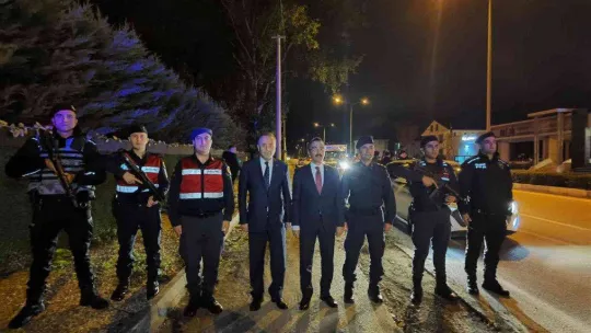 Bursa'da 200 polis ve jandarma ile huzur uygulaması
