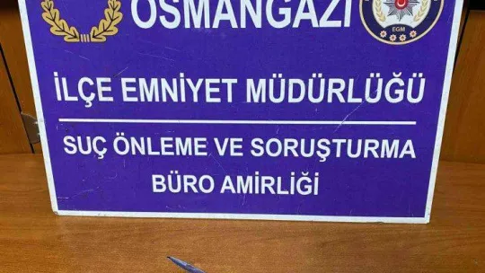 Bursa'da 21 aracın lastiğini böyle patlattılar