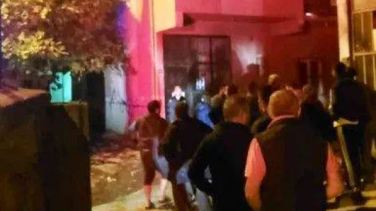 Bursa'da 8'i çocuk 9 kişiye mezar olan ev dron ile havadan görüntülendi