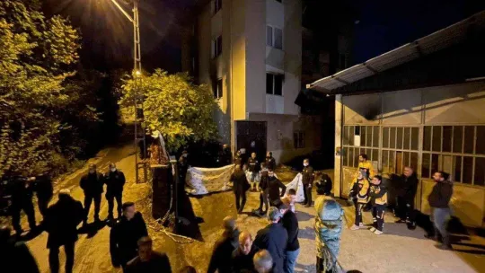 Bursa'da 8'i çocuk 9 kişiye mezar olan ev dron ile havadan görüntülendi