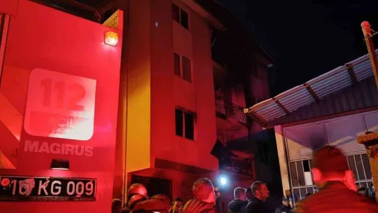 Bursa'da 8'i çocuk 9 kişiye mezar olan ev dron ile havadan görüntülendi