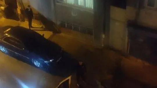 Bursa'da alacak-verecek meselesi yüzünden çıkan meydan muharebesi kameralarda