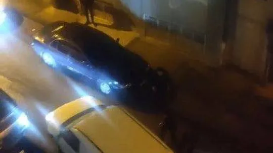 Bursa'da alacak-verecek meselesi yüzünden çıkan meydan muharebesi kameralarda