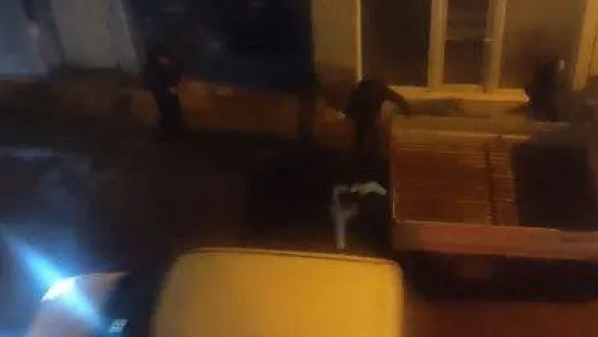 Bursa'da alacak-verecek meselesi yüzünden çıkan meydan muharebesi kameralarda