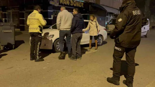 Bursa'da alkol testini reddeden sürücü polise zor anlar yaşattı