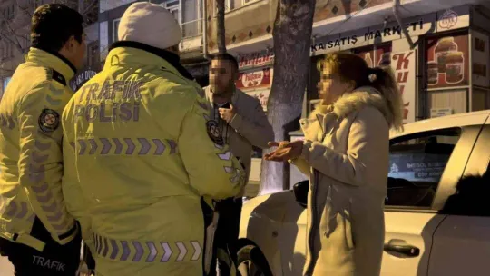 Bursa'da alkol testini reddeden sürücü polise zor anlar yaşattı