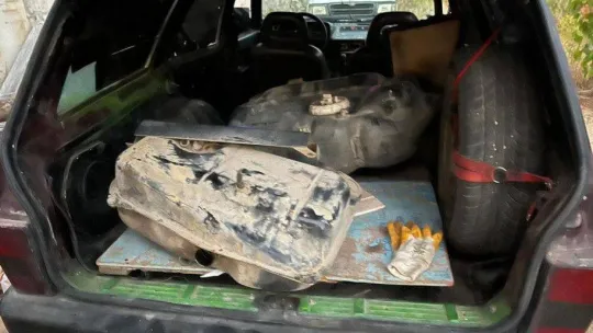 Bursa'da bağ evine dadanan hırsızlar yakayı ele verdi