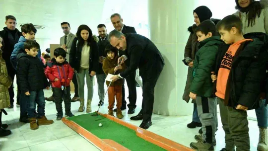 Bursa'da çocuklar tatilin keyfini çıkardı