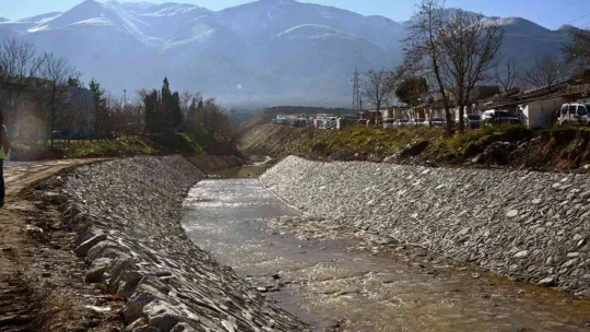 Bursa'da dereler hem güvenli hem estetik hale geliyor