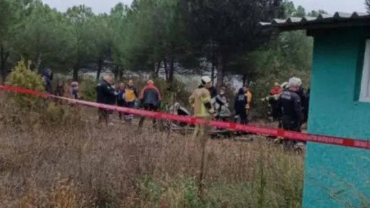 Bursa'da eğitim uçağı düştü...2 ölü