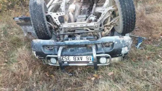 Bursa'da feci kaza: 1 ölü, 2 yaralı