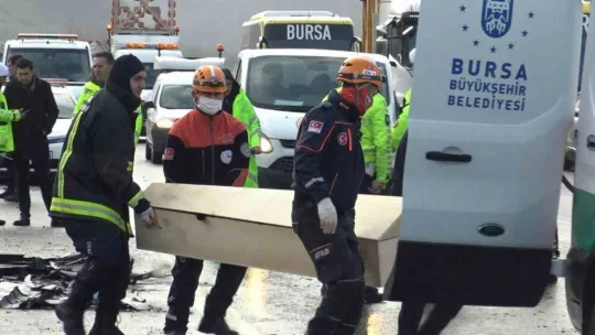Bursa'da katliam gibi kazada ölen 4 kişinin kimlikleri belli oldu
