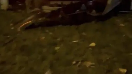 Bursa'da kaza anını saniye saniye kaydetti