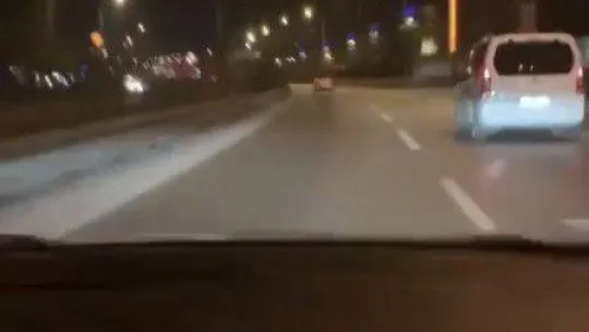 Bursa'da kaza anını saniye saniye kaydetti