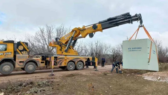 Bursa'da kırsal mahallelerde tankerle su taşımaya son