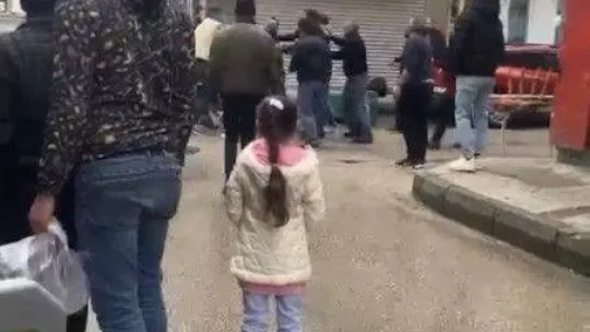 Bursa'da meydan muharebesi kameralara yansıdı