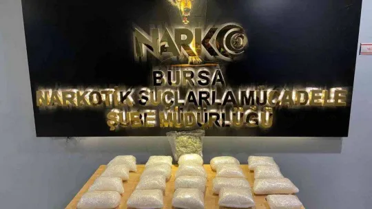 Bursa'da nefes kesen uyuşturucu operasyonu
