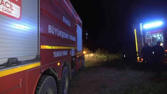 Bursa'da ormanlık alanda korkutan yangın