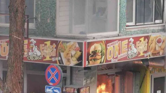 Bursa'da seyir halindeki motosiklet alev topuna döndü