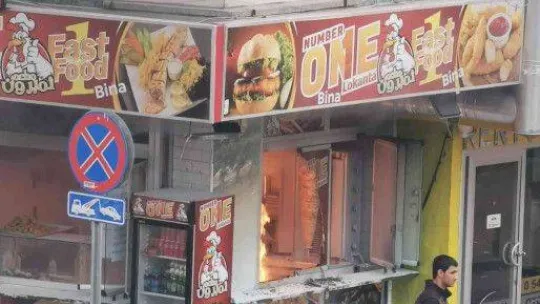 Bursa'da seyir halindeki motosiklet alev topuna döndü