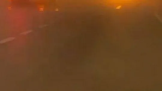 Bursa'da seyir halindeki yolcu otobüsü alev alev yandı