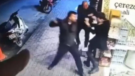 Bursa'da silahlı kavga kamerada