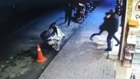 Bursa'da silahlı kavga kamerada