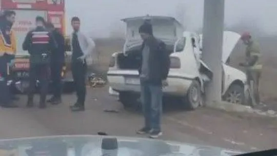 Bursa'da sis kazası