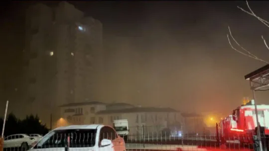 Bursa'da sisli hava etkisini gösterdi, görüş mesafesi 25 metreye düştü