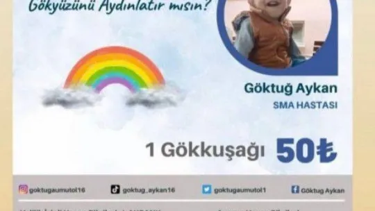 Bursa'da SMA'lı Göktuğ yardım bekliyor