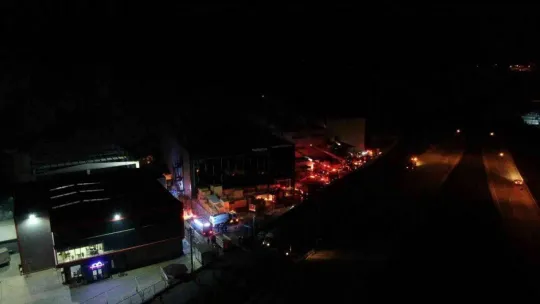 Bursa'da tekstil fabrikasında korkutan yangın