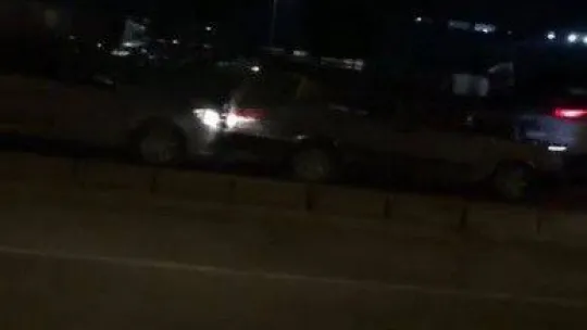 Bursa'da Türk işi otomobil kurtarma kamerada