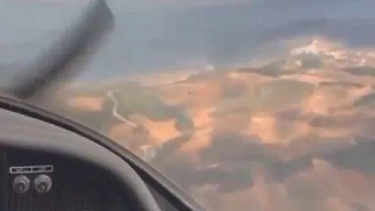 Bursa'da uçağın düşmeden önce kokpitten çekilen görüntüleri ortaya çıktı