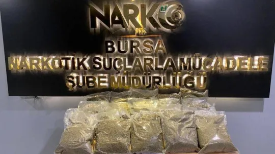 Bursa'da uyuşturucu operasyonu film sahnelerini aratmadı