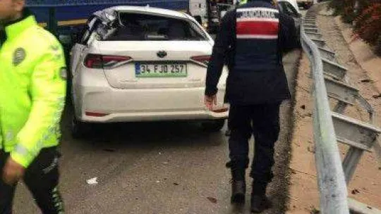 Bursa'da yağışlı hava kazayı beraberinde getirdi: 2 ölü