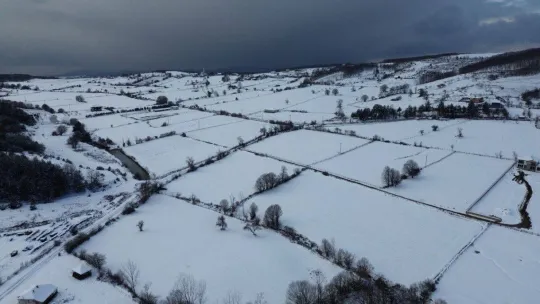 Bursa'dan kar manzaraları